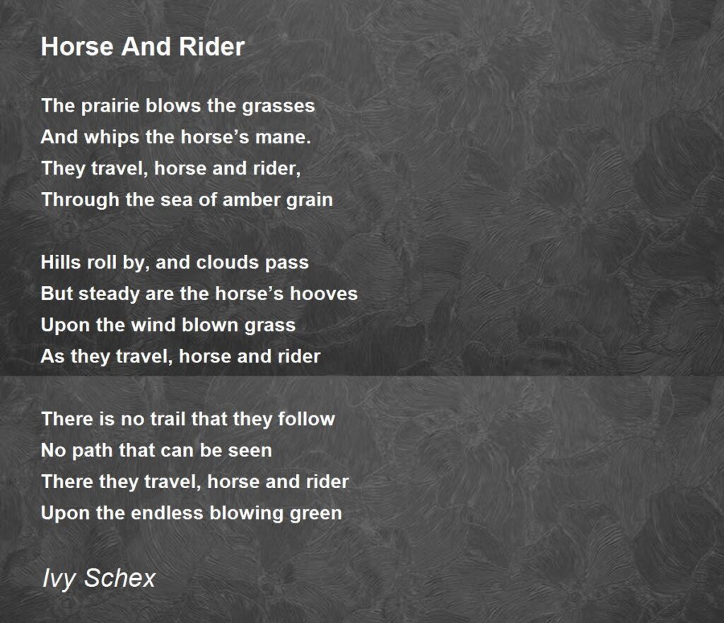 Horseback Riding and its Influence on Poetry