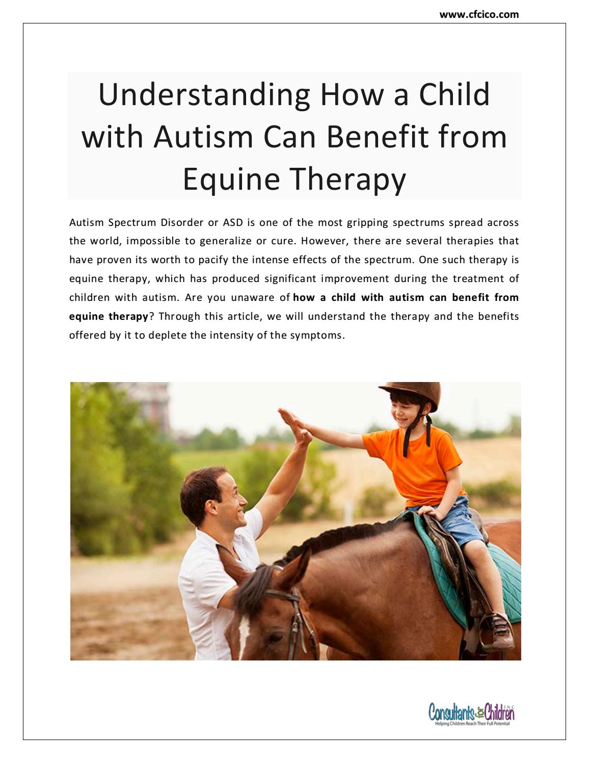 The Benefits of Horseback Riding for Children with Autism