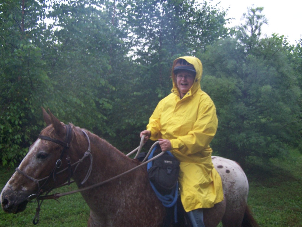 The Joy of Horseback Riding in the Rain