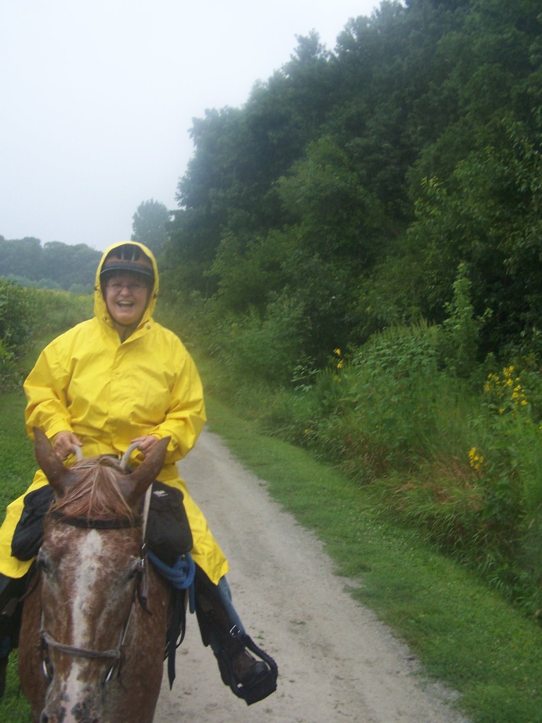 The Joy of Horseback Riding in the Rain