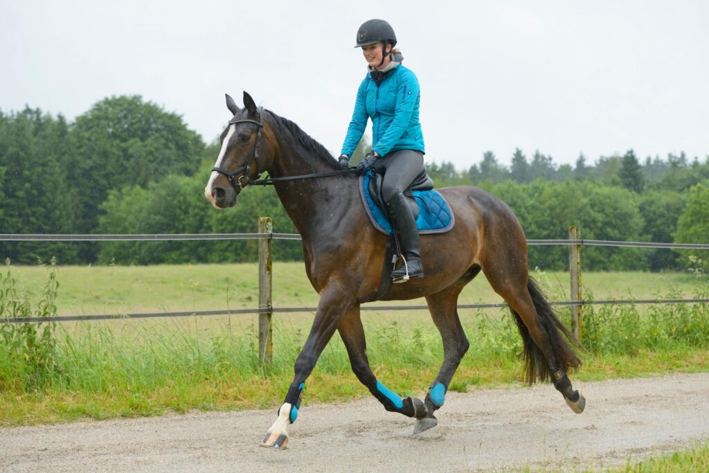 The Joy of Horseback Riding in the Rain