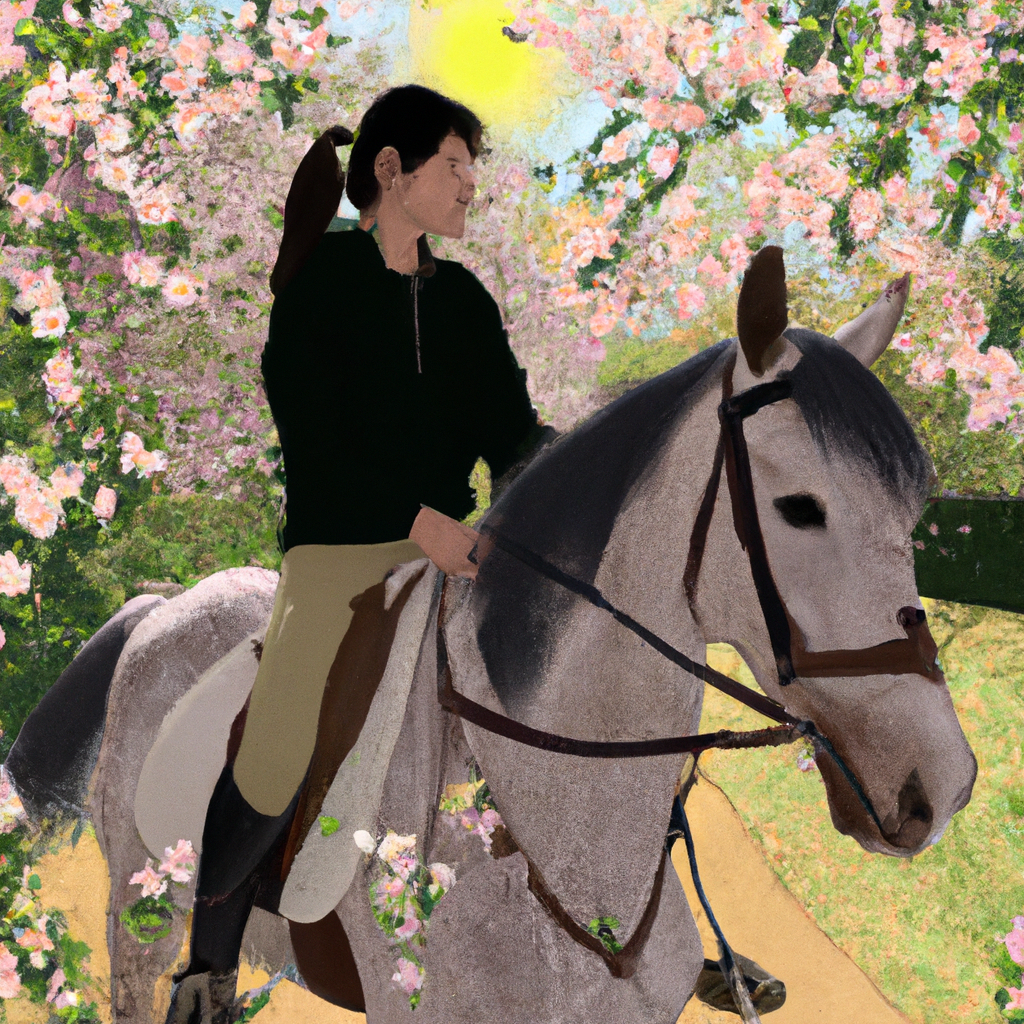 The Serenity of Horseback Riding in Spring